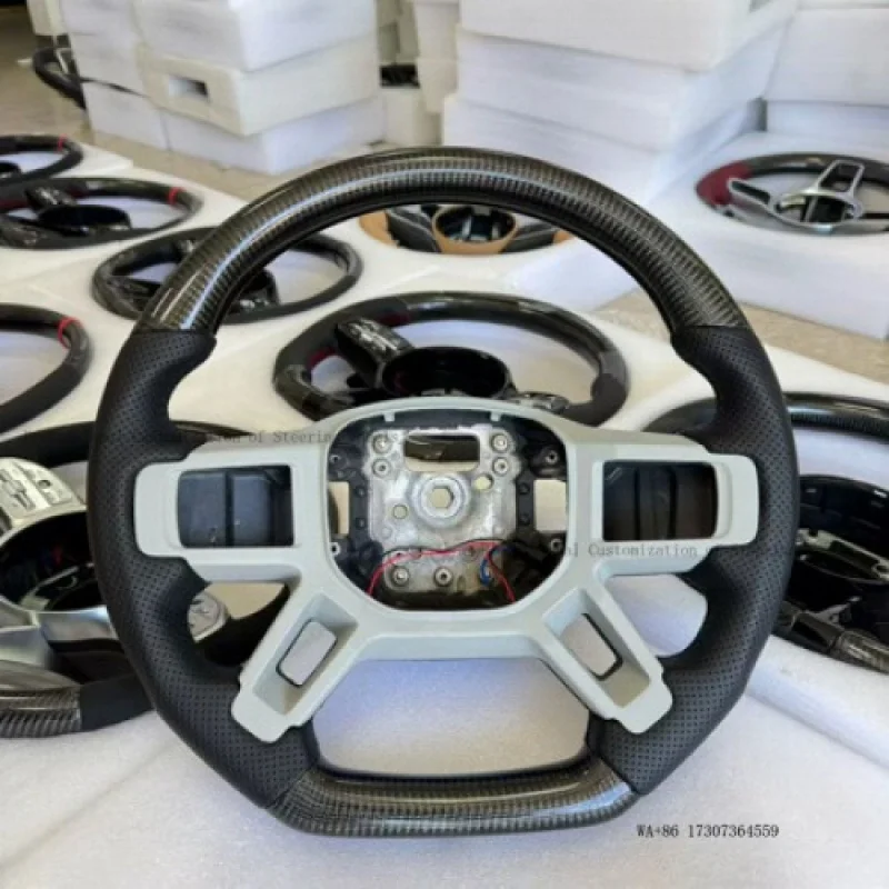 Suitable for Land Rover Defender 90 110/130 carbon fiber steering wheel modification