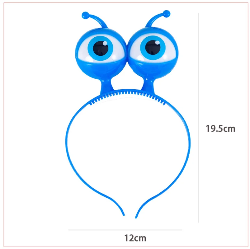 LED Alien Eyeball Hair Hoop, Glow Party Accessory