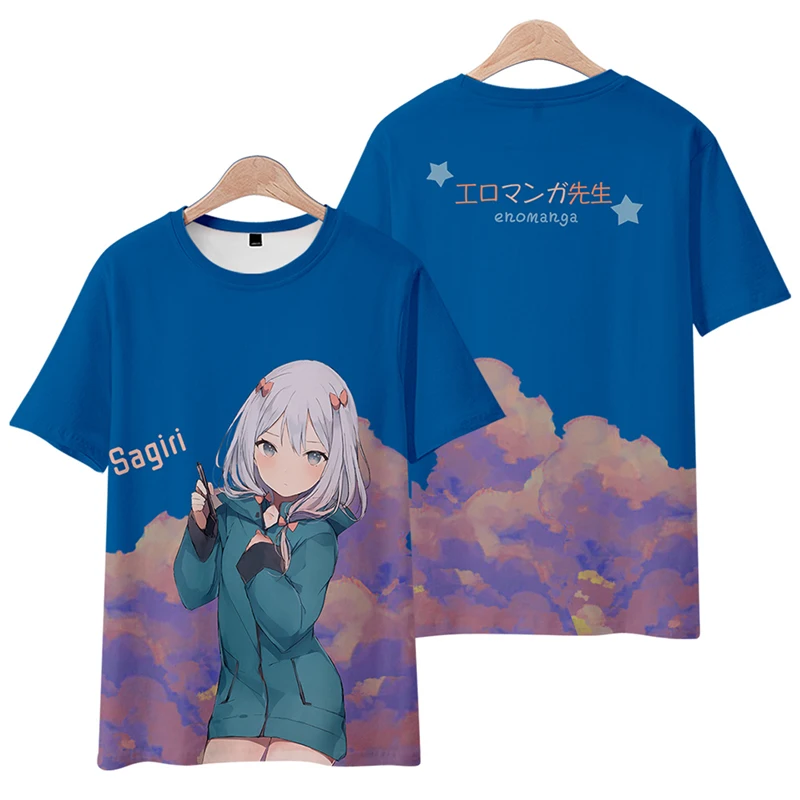 Anime Eromanga Sensei Izumi Sagiri Japanese Kimono Haori Yukata Cosplay Women/Men Fashion Summer Casual Cool Streetwear Shirt