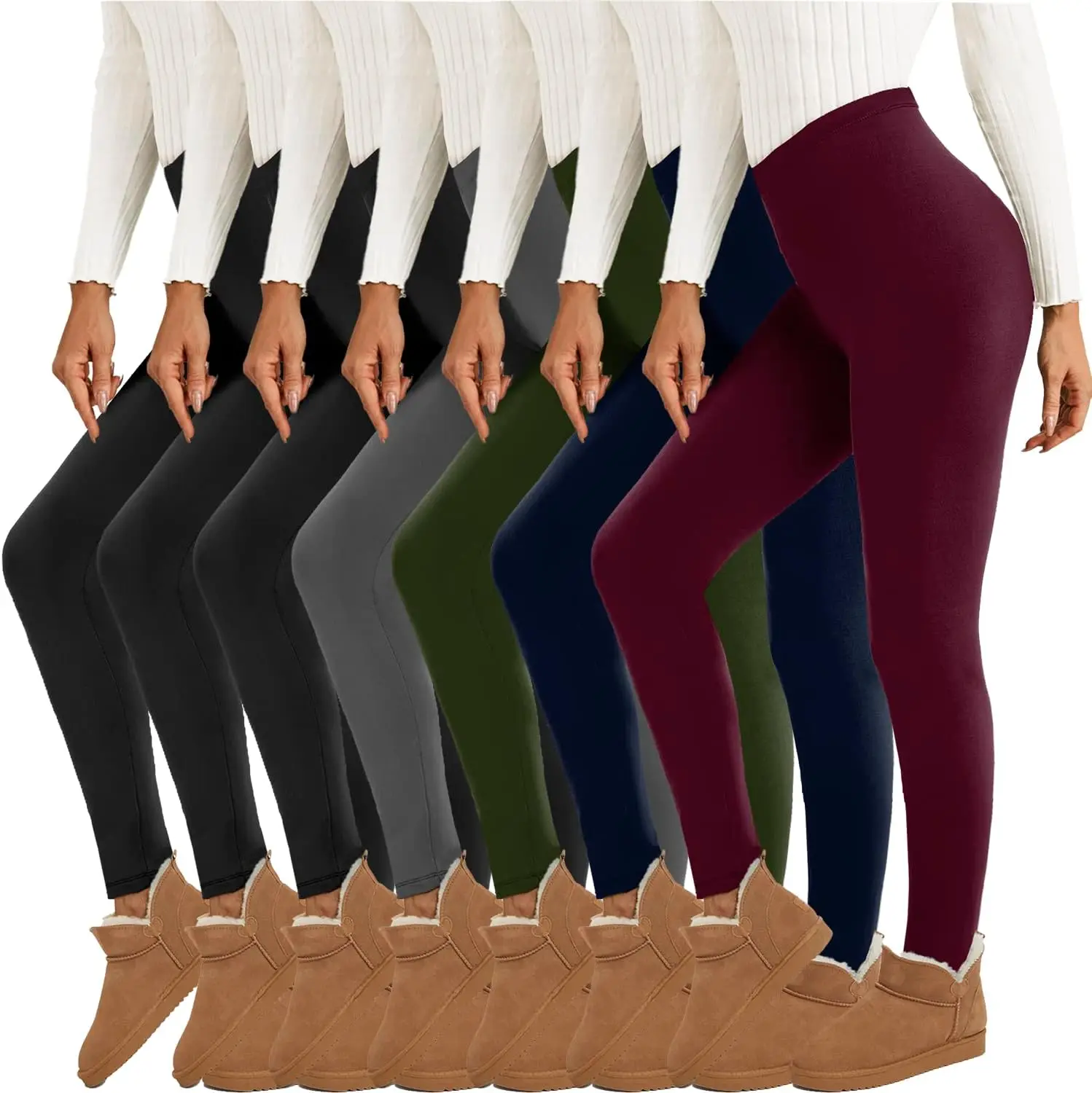 Collants thermiques monochromes pour femmes, collants en velours, leggings féminins minces, collants élastiques, sourire, chaud, épais, sexy, bas, hiver