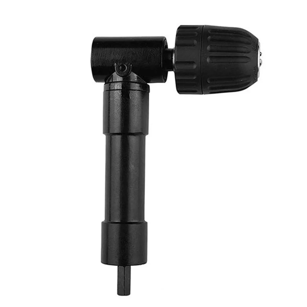 90 Degree Electric Drill Right Angle Adapter Drill Three Jaw Chuck Conversion Head Chuck Adapter Narrow Space Drilling Tool