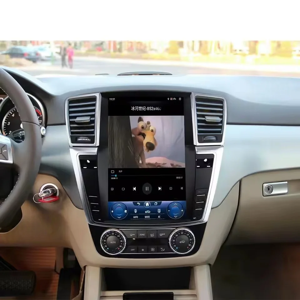 Android 15 For MERCEDES-BENZ ML GL 2013-2015  Screen Car GPS Navigation Multimedia Tape Car Radio Recorder Head Unit Media
