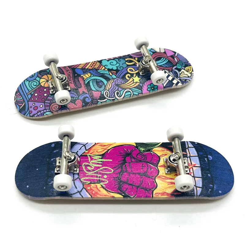 1 pz Mini Finger Skateboard Tastiera Creativa Novità Giocattoli Antistress Sensoriale Puzzle Giocattoli Decompressione Per Bambini Regali Divertenti