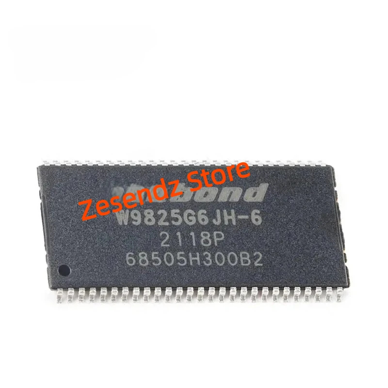 5~10Pcs/Lot 100% New W9825G6JH-6 W9825G6KH-6 TSOP-54 W9825G6JH W9825G6 IC DRAM 256M(16M x 16) 166MHz 3V-3.6V PARALLEL 54TSOP