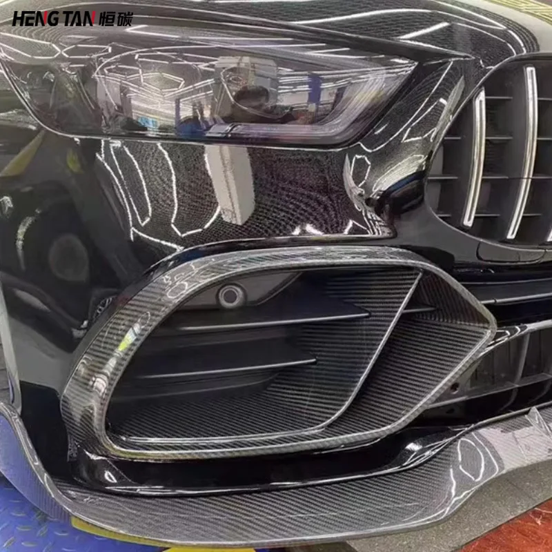 Suitable For Mercedes-Benz AMG GT50 GT53 Carbon Fiber Trend BS Front Bar Trend Vent Modification Accessories Surround