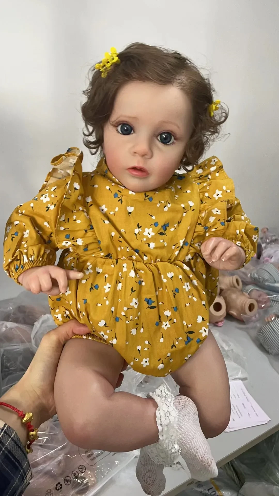 60CM Bebe Reborn Finished Missy Real Picture 3D Skin Multiple Layers Painting Visible Veins High Quality Collectible Art Doll