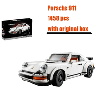 With Original Box Technical Retro Porscheed 911 Convertible Sports Car 10295 Building Blocks Decoration Model Racing Vehicle Toy