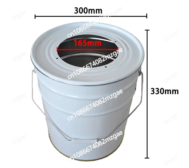 50 Inner Diameter Small Cyclone Separator Dust Collector Putty Powder Grinding Vacuum Cleaner Collection Bucket Dust Removal