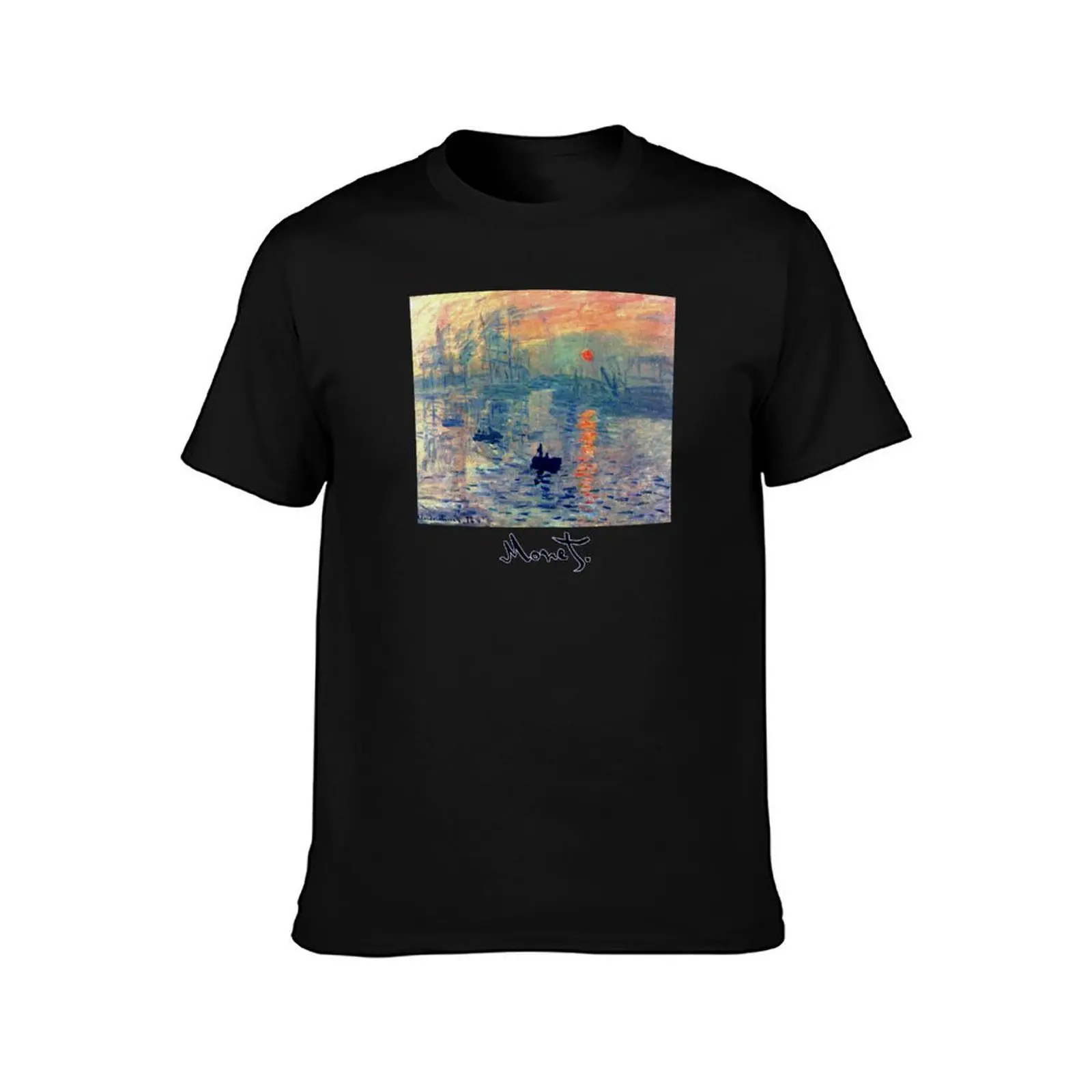 Monet: Impressions of Sunrise T-Shirt Moisture Wicking Quick Dry Tee T-Shirt
