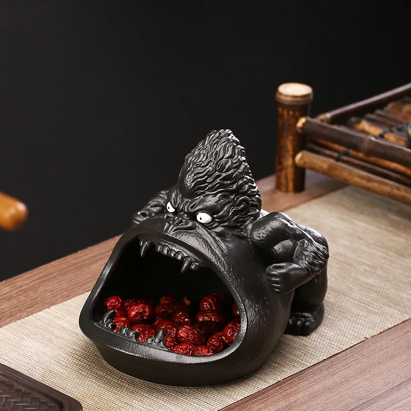 

PINNY Gorilla Ashtray Decorative Ceramics Ornament Home Decoration Accessories Modern Storable Statues