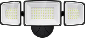 130W LED Flood Light, 13000LM Outdoor Security Lighting with IP65 Waterproof, Adjustable Heads for Garage and Yard