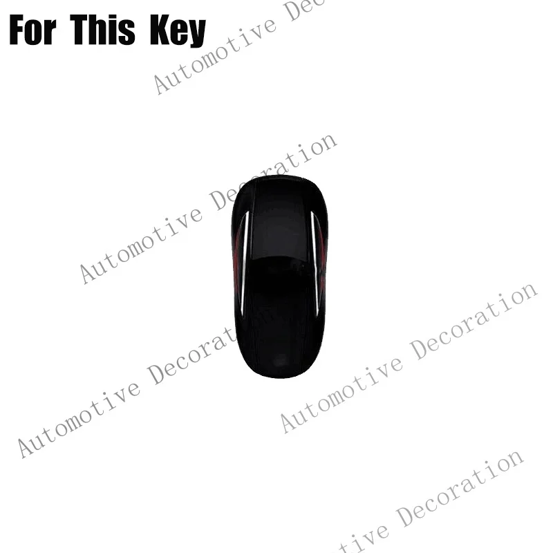 Z+ Zinc Alloy TPU Leather Car Remote Key Fob Case Cover For Tesla Model X 2016-2023