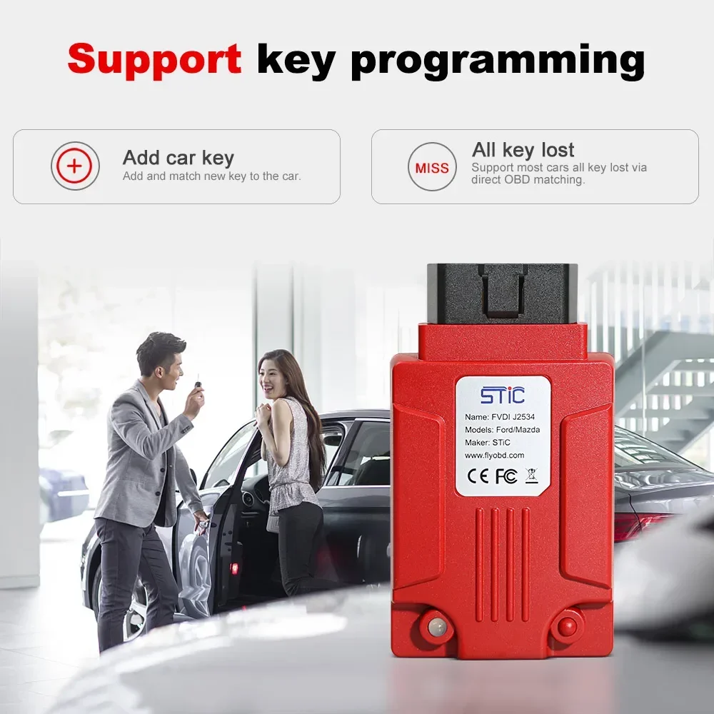 Newest SVCI J2534 Diagnostic Tool for Ford for IDS V125 Support Online Module Programming