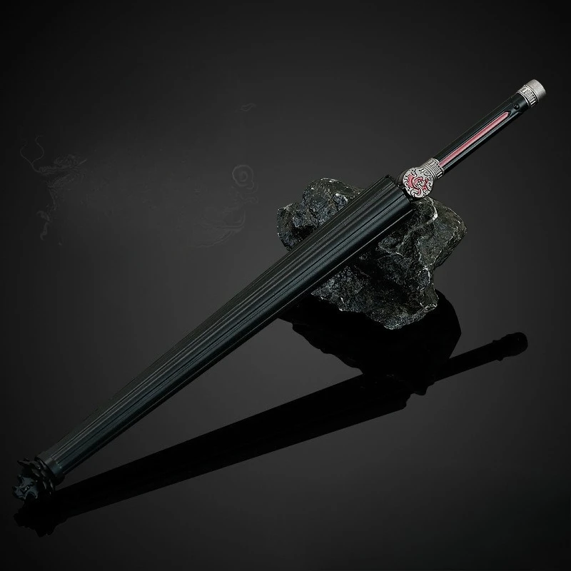 22CM Regenschirm-Wielding Ghost Su Changhe's Regenschirm Schwert Waffen Modell Sammlerstück Schreibtisch Ornamente Kreatives Geburtstagsgeschenk Spielzeug