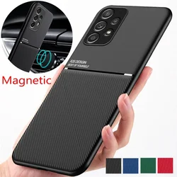 Non-Slip Case For Samsung Galaxy A57 A37 A17 A56 A36 A26 A16 A15 A25 A35 A55 A54 5G Cover Built-in Car Holder Magnetic Fundas