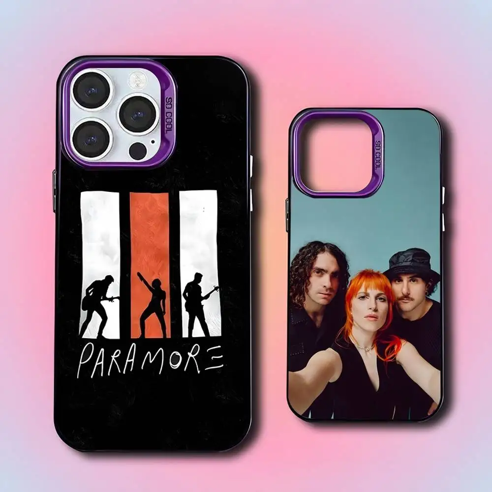 

P-ParamoreS Band Purple Matte Shockproof CoverPhone Case For iPhone 17,16,15,14,13,12,11,Pro,XS,Max,Plus,Mini,SE4,E