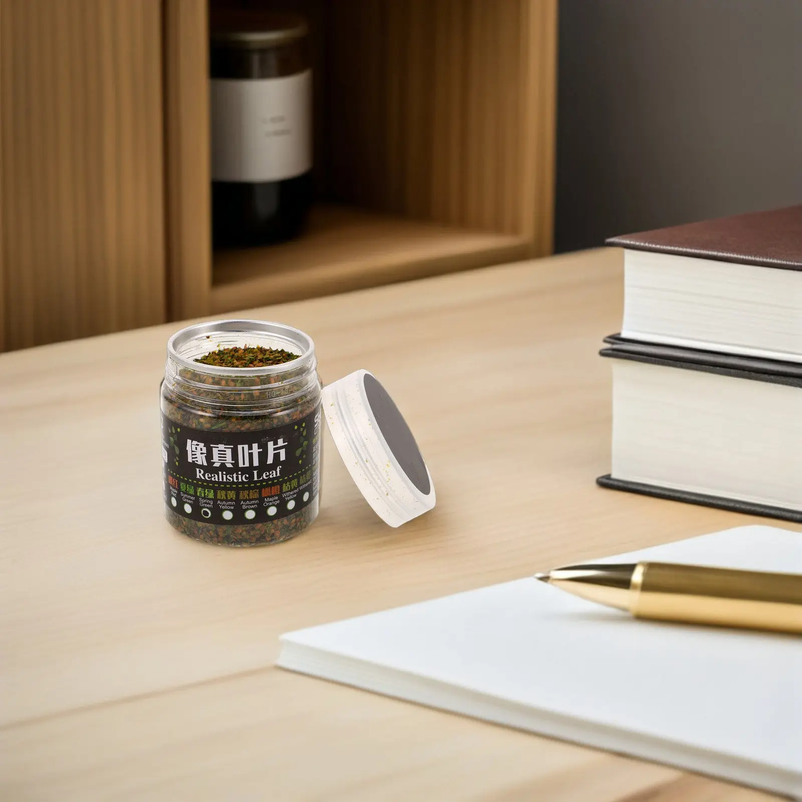 

Miniature Leaves Bright Fall Colors Simulation DIY Train Railway Diorama Supplies Mini Fall Leaves for Crafts Scenic Landscape