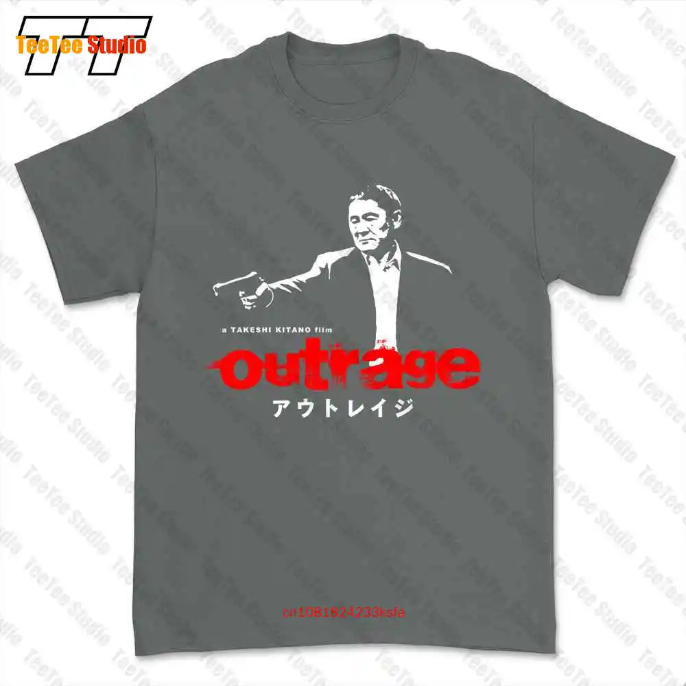 Takeshi Kitano Outrage Japanese Yakuza Action Movie T-shirt Tee 4888