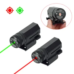 Tactical Metal Green Red Dot Aiming Gun Laser Pointer Sight For 20mm Rail Mount Rifle Pistol Airsoft Glock 17 19 22 18C