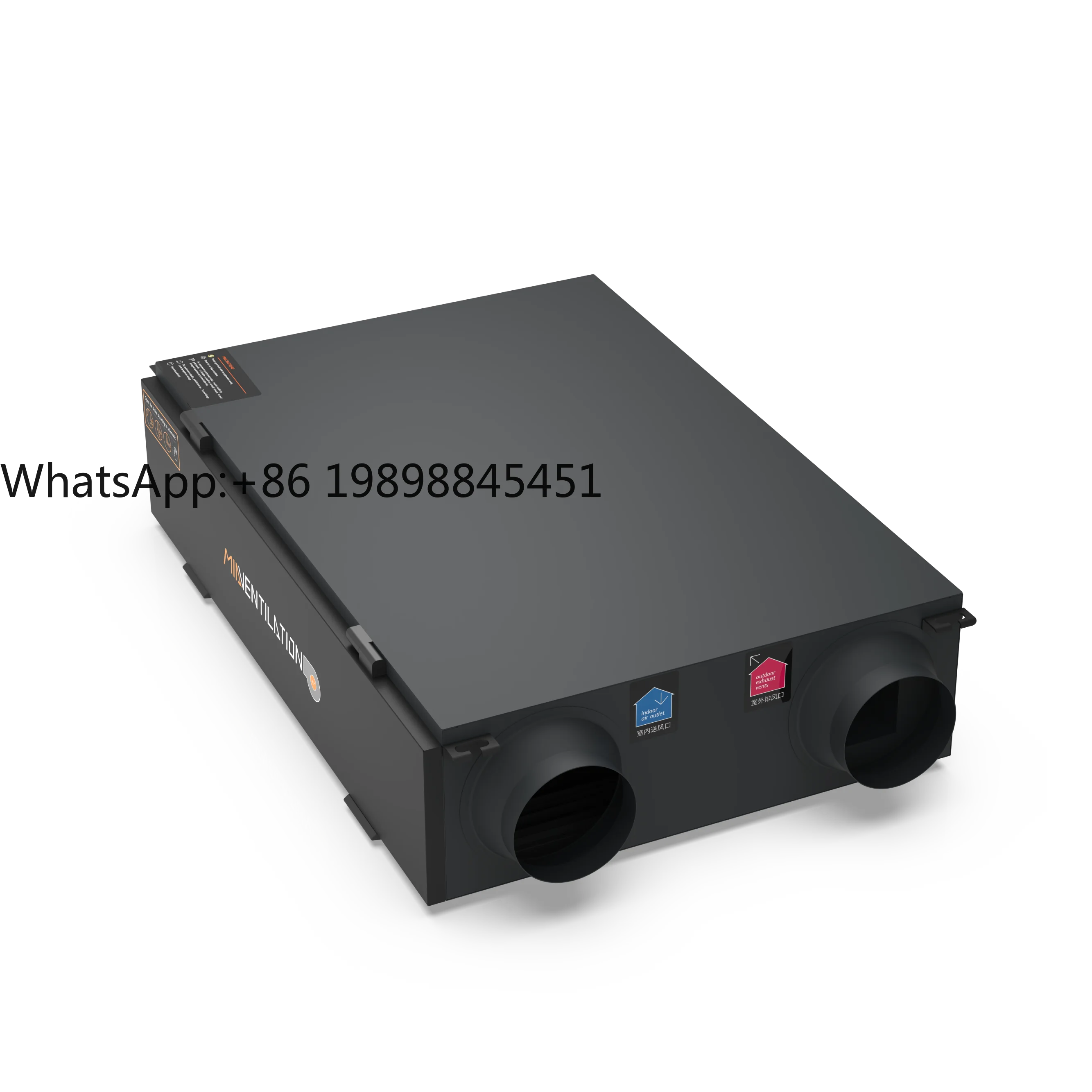 

150m3/h Recuperator ERV Energy Recovery Ventilation Heat Recuperator With HEPA H13 Filter for Home