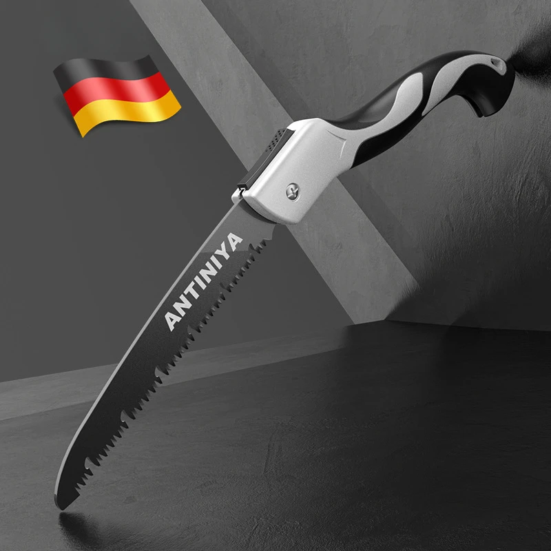 FUTE Multifunctional Folding Saw Steel Sharp and Wear-Resistant Portable Household Garden Manual Woodworking Saw 65 # Steel