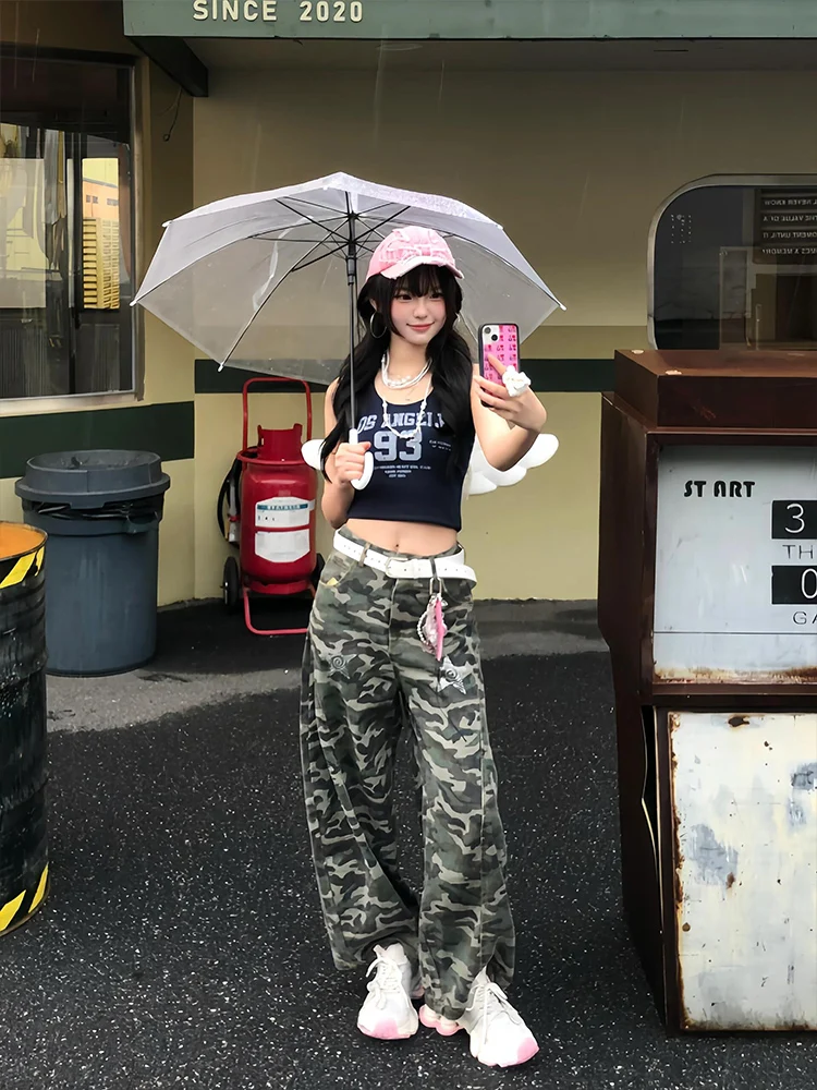 Gilet con cinturino per ragazza americana dolce e fresco, nuovo design estivo da donna, abbigliamento interno Svel Or, vestibilità comoda in cotone