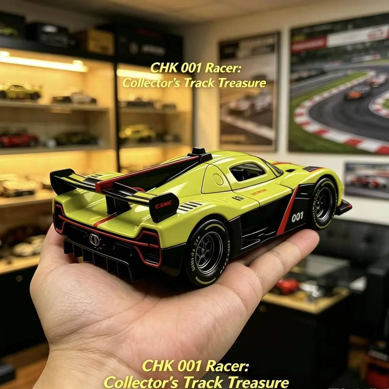 1:36 Metal Sports Car Replica Pull-Back Openable Doors, Alloy Vehicle Ornament for Automobile Enthusiast Collection