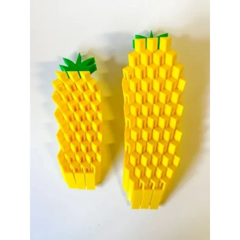 لعبة تخفيف التوتر على شكل أناناس بكسل مطبوعة 3DP