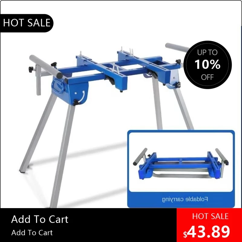 

1946 Useful Woodworking Multifunctional Cutting Machine Stand Aluminum Machine Miter Saw Workbench Portable Folda 19