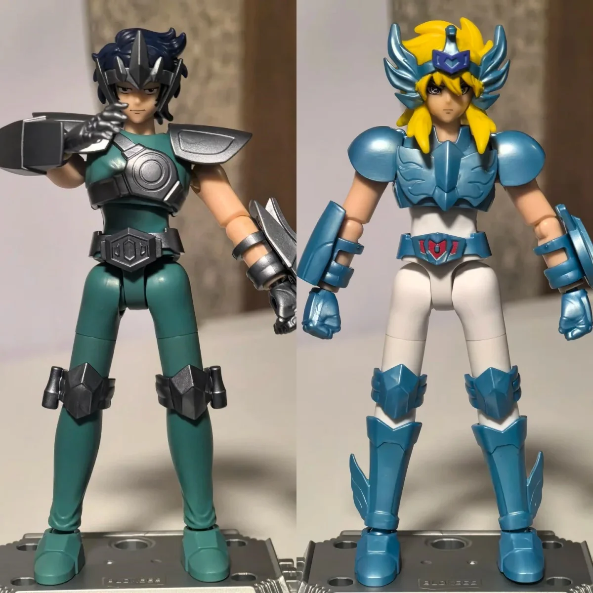 شخصية جديدة من Blokees Saint Seiya Shiryu Hyoga Ophiuchus Shaina Aquarius Camus Galaxy Ver Vol.2    لعبة هدية نموذجية #5