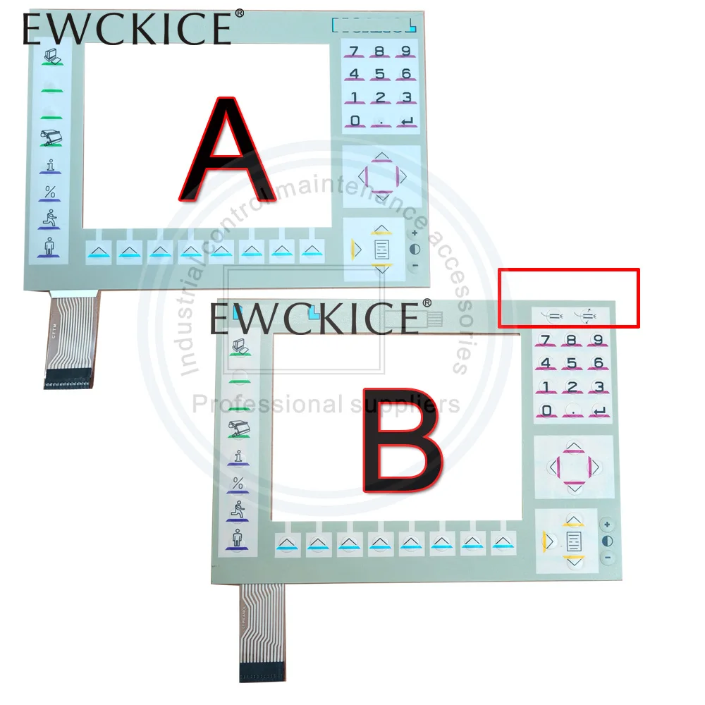 

NEW GAMMA B163113 B155819 HMI Omni BA310092 BA300360 PLC Membrane Switch keypad keyboard