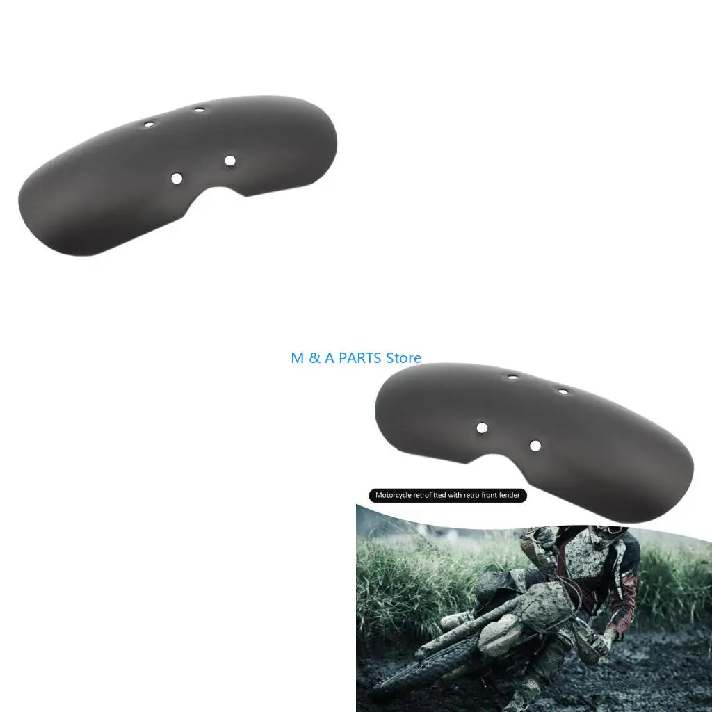 U1JF Motorcycle Short Splash Guard Front Protector Cover Front Mud Flaps