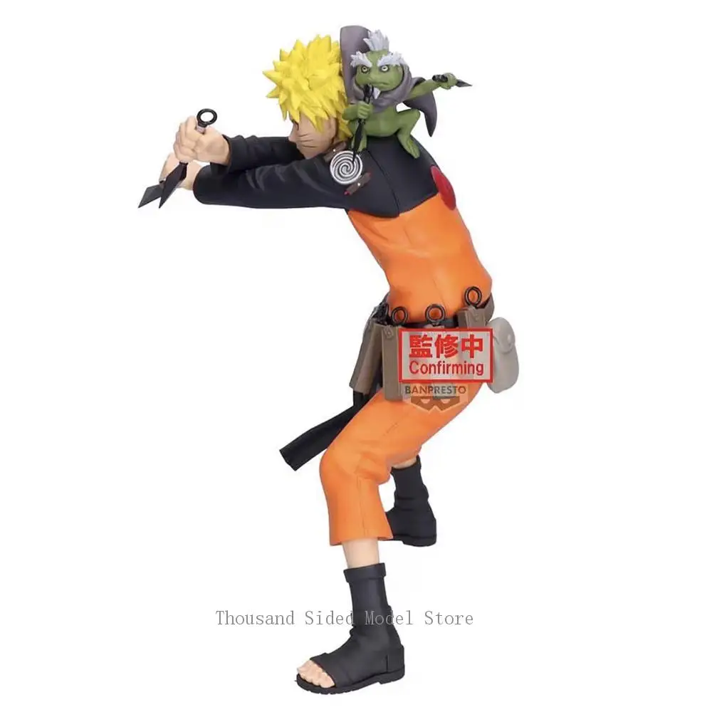 Original banpresto grandista naruto shippuden uzumaki naruto 22cm (série naruto 72, 45) anime figura brinquedos modelo de ação