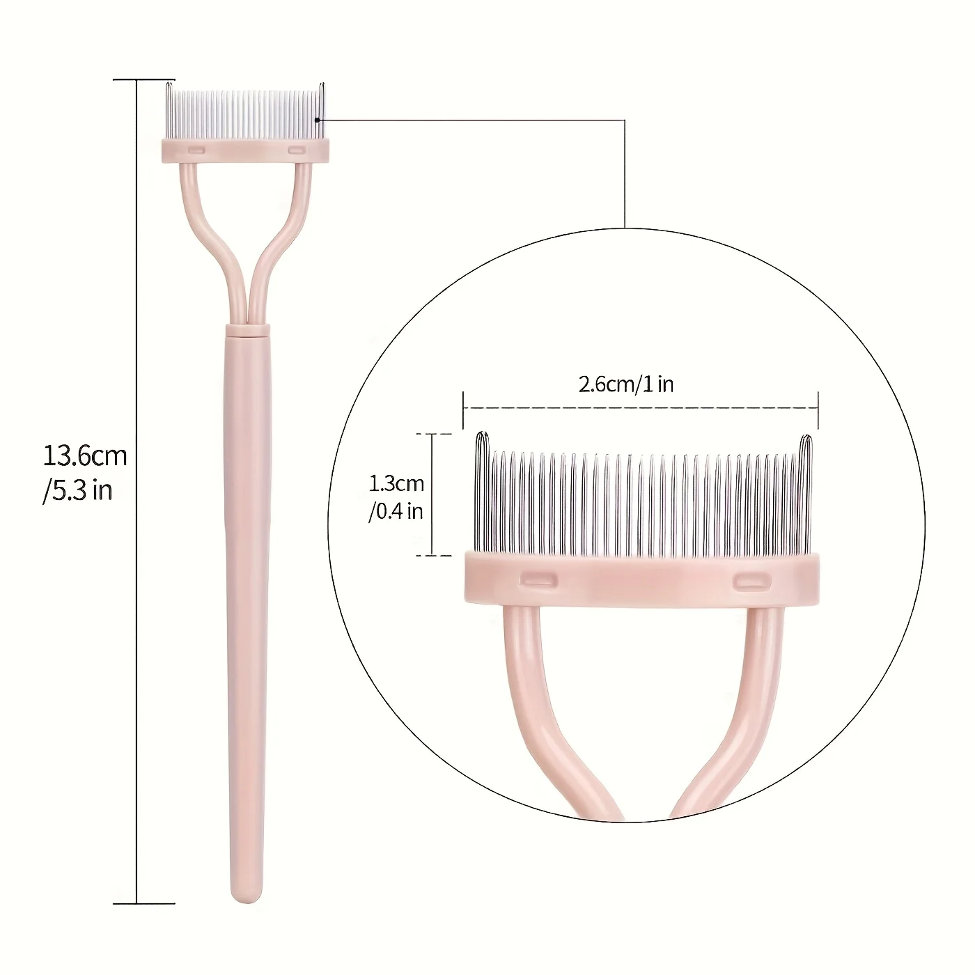 Outil de brosse à cils incurvé-séparateur de cils et accessoire de coiffure, peigne de précision brosse à cils incurvée outil de toilettage de cils f