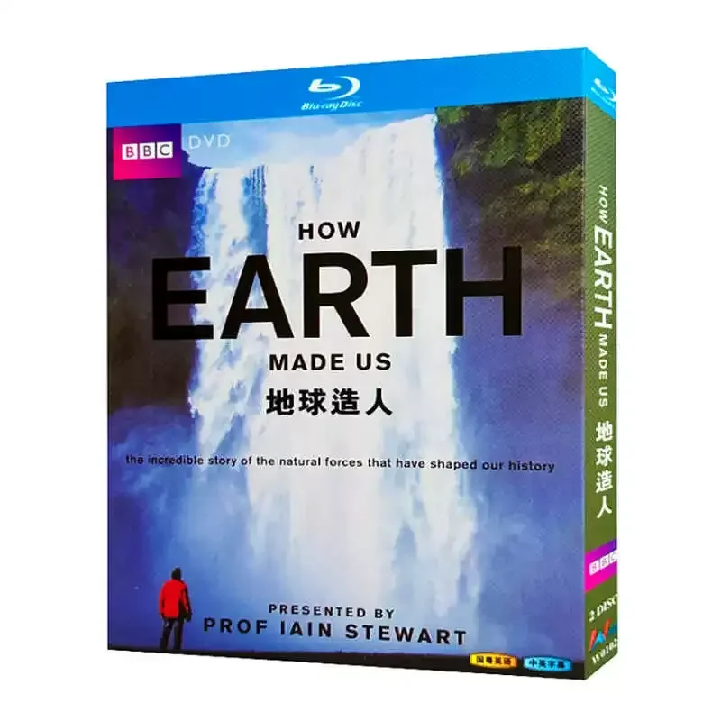 

Blu-ray Ultra-High Definition Documentary BBC Earth Made Man BD Disc CD Box English and Cantonese