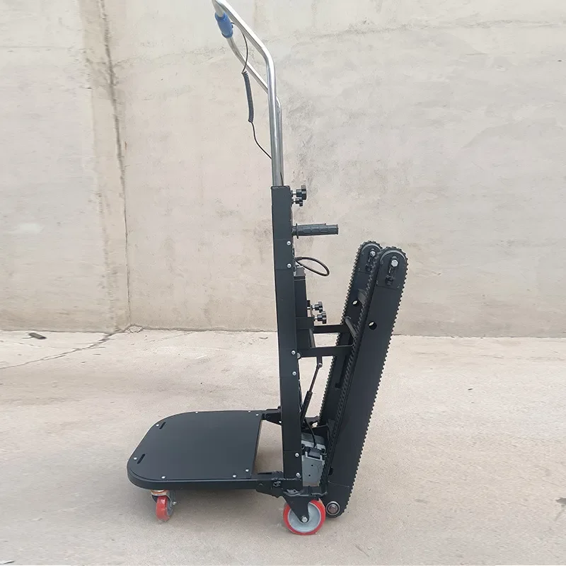 Electric Stair Climbing Hand Truck Heavy Duty Foldable Dolly for Moving Refrigerator Building Materials Household Cargo