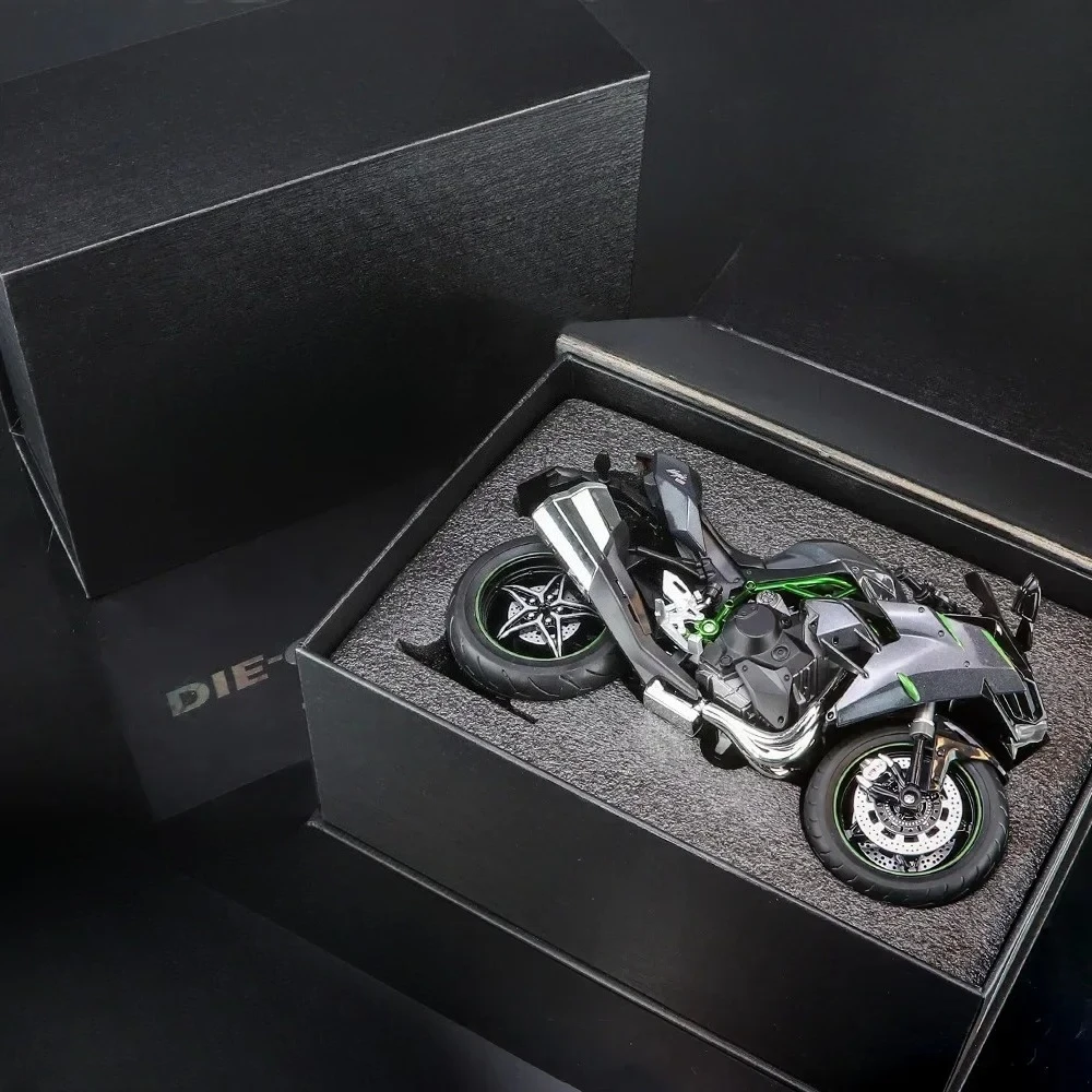 

1:9 H2R H2 S1000RR Motorcycle High Simulation Diecast Car Metal Alloy Model Car Decoration Display Collection Gifts