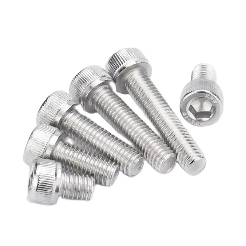 M7 M9 Screw Bolt Stainless Steel Allen Socket Head Cap Fully Threaded Fine Coarse Pitch 1mm 1.25mm