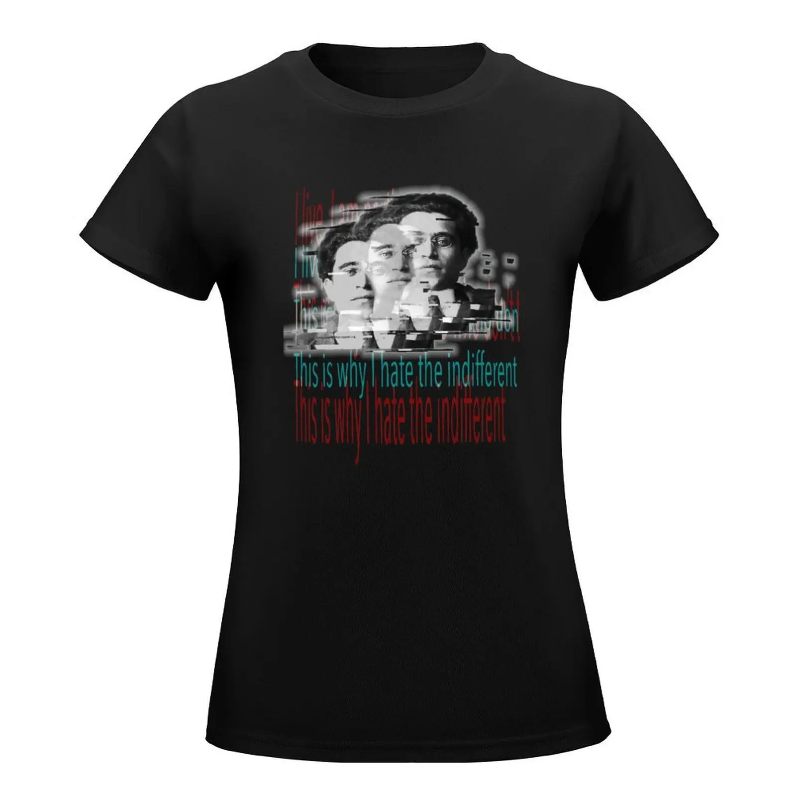 Gramsci: I hate the indifferent 3.1 T-Shirt quick-drying hippie clothes plain customizeds white t-shirt dress for Women sexy