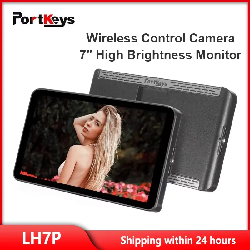 

Portkeys LH7P 7 Inch 1000nits Wireless Camera Control Mointor 4K HDMI Full Touch Screen 3D LUT Field Monitor with HD 1920x1080