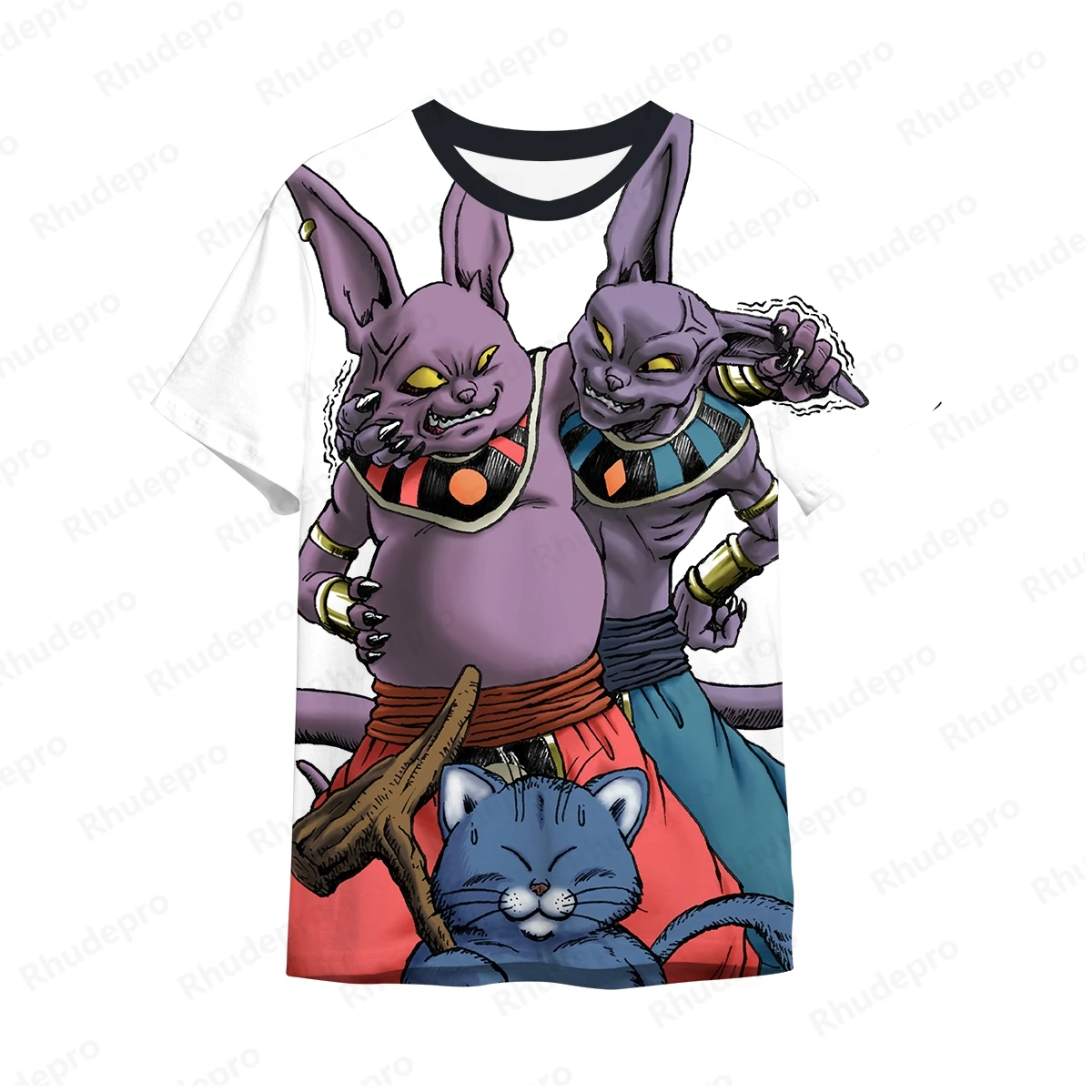 Goku Printed TShirt T-shirts Dragon ball Anime Gym Children's Tops Hip Hop Valorant Y2k Men High Quality Men's Clothes 5XL 2024