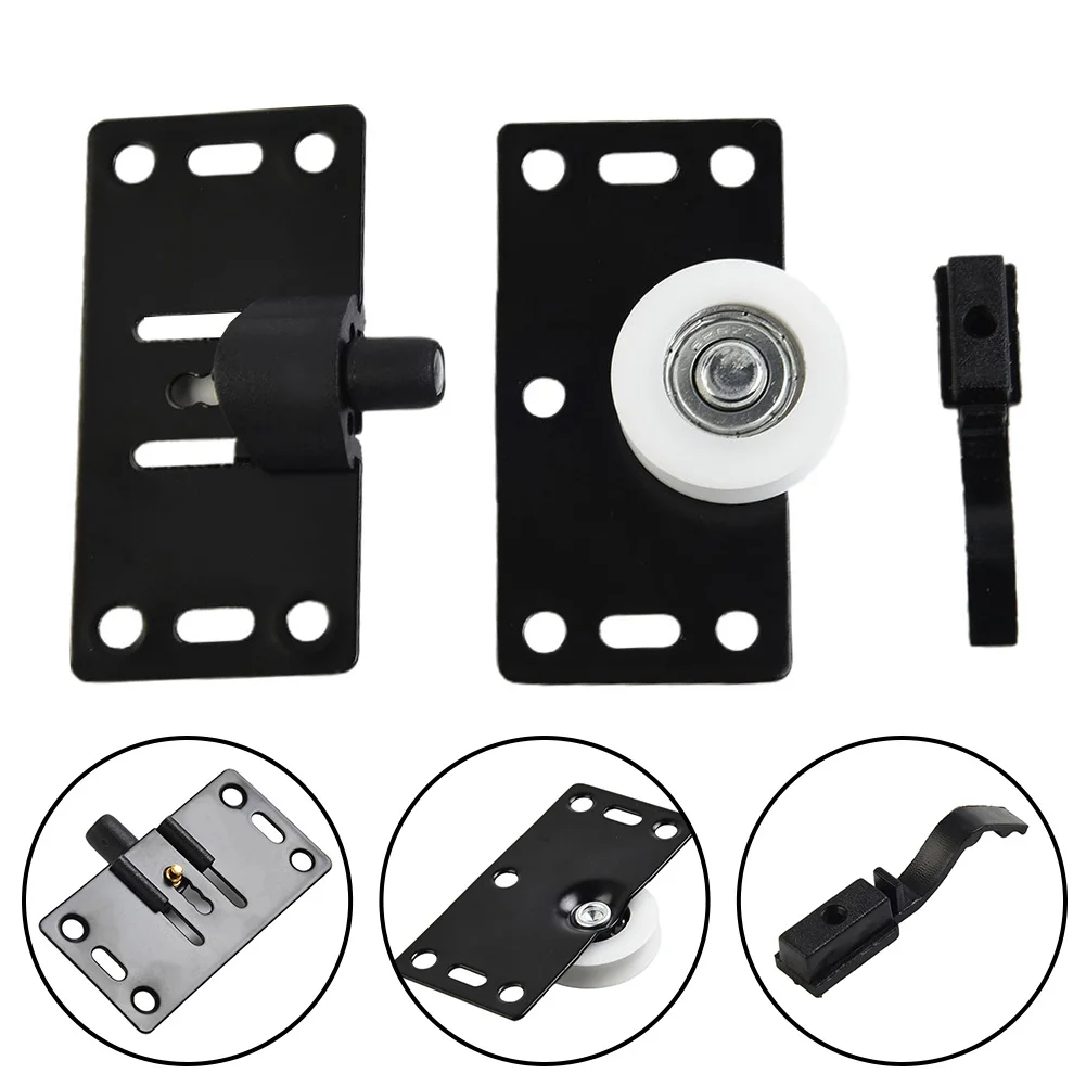 Window Door Rollers Building Hardware 1 Sets Sliding Door Wheels Rollers Pulleys Runners For Cupboard Wardrobe Home Improvement