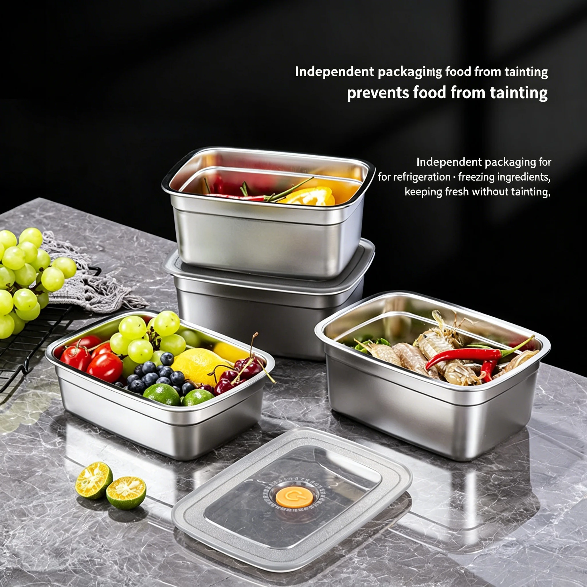 Taşınabilir Dikdörtgen Gıda Sı - Meal Prep Tupperware incelemesi ve fiyatı