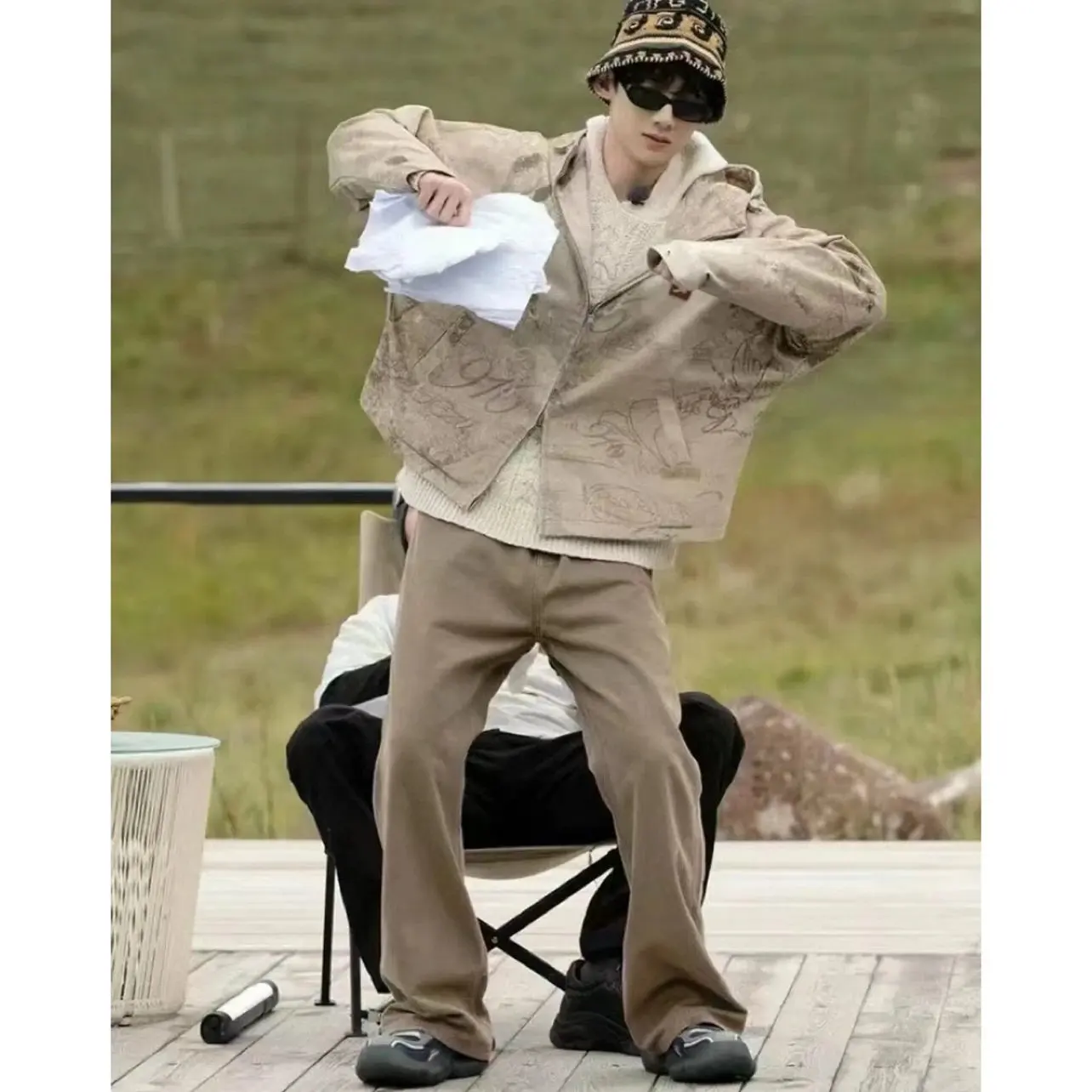 

Джинсы Cleanfit в американском ретро-стиле, свободного кроя, с эффектом потертости, повседневные, прямые, молодежные, в стиле High Street