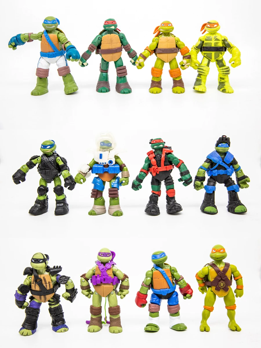 

Playmates Teenages Mutants Ninja Turtles Action Figure Joints Movable Figurine Table Ornaments Model Toy Collection Doll Gift