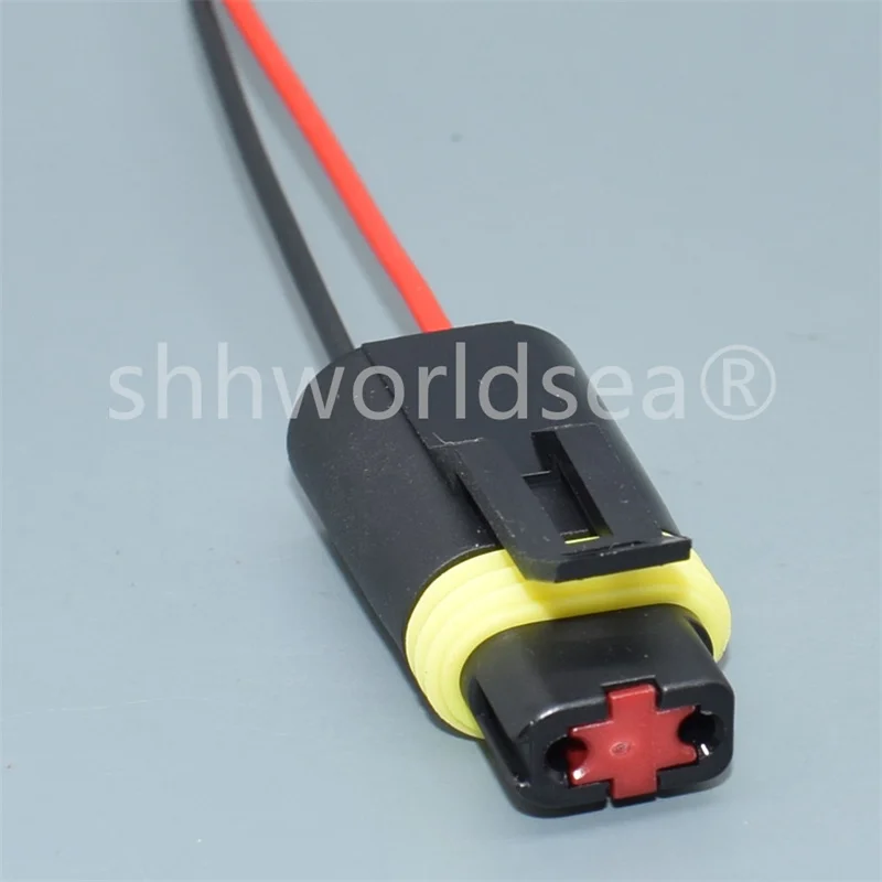 

1Sets DJ7029CA-2.3-21 car wire female connector Harnes cable 2 pin automotive waterproof plug Include terminals seals