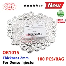 100PCS 2mm Diesel Injector Nozzle Washer For DENSO TOYOTA HILUX PRADO 3.0L D4D 095000-8290 095000-6250