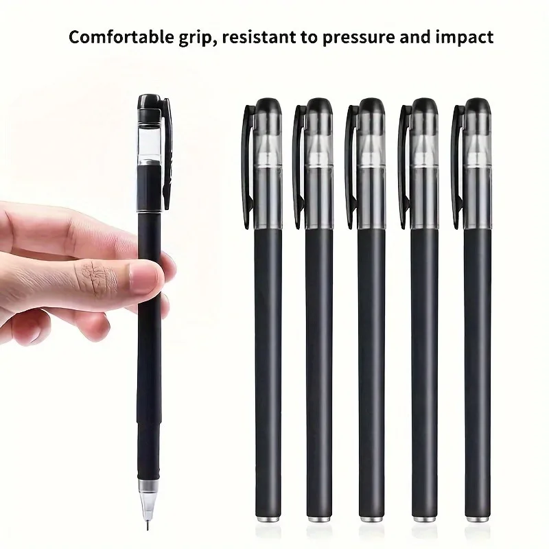 

11/44pcs Fine Point Gel Pens | Black Ink, Smooth Writing, No Bleed, Ideal for School, Office, Drawing, and Coloring