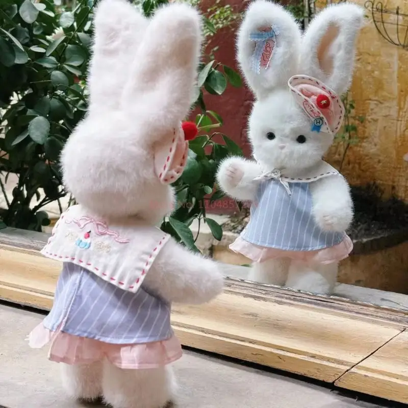 Original kayce urso a pastelaria oceânica chef coelho boneca de segurança calmante animal de pelúcia bonito caixa premium presente de aniversário das meninas