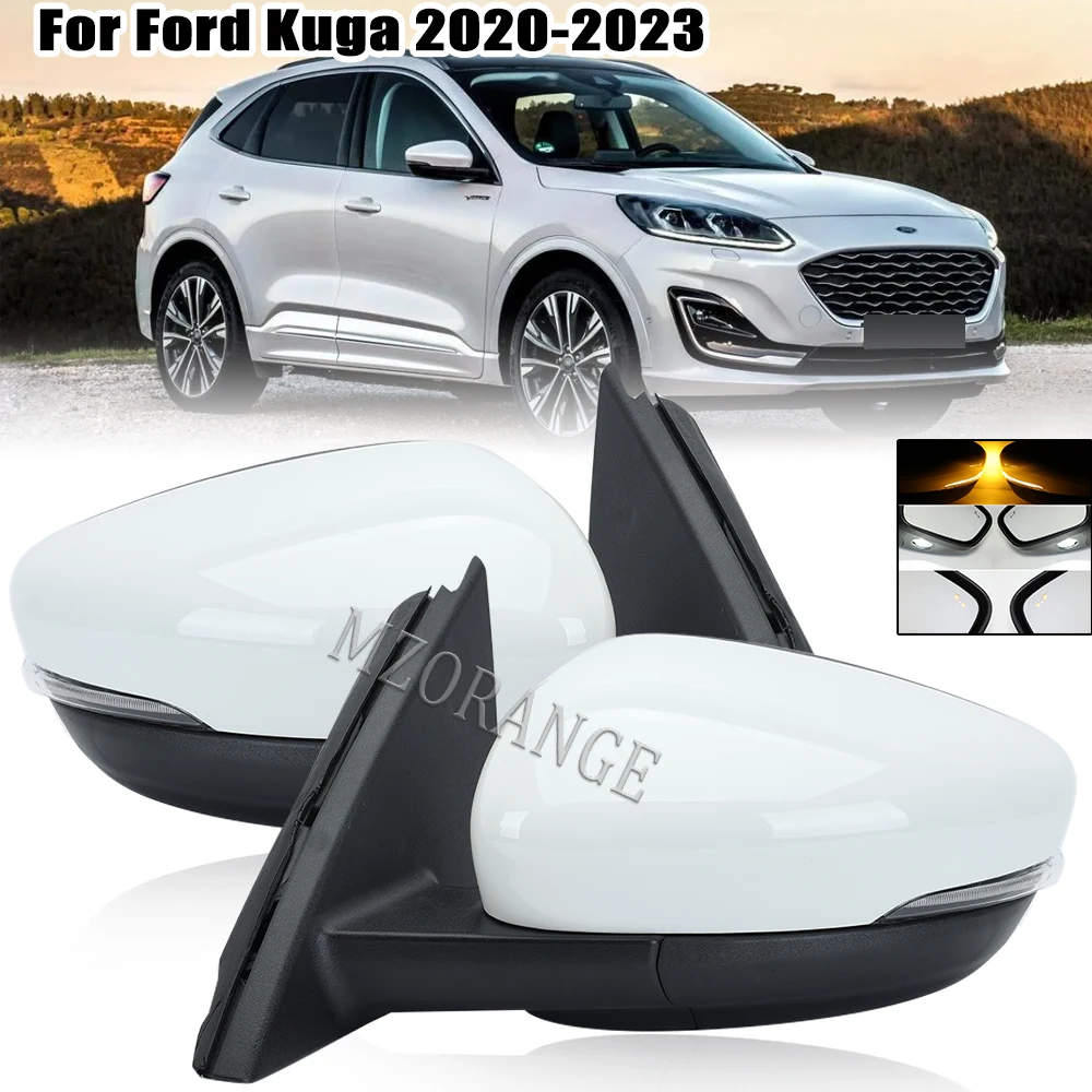 Side Rearview Mirror Assembly for Ford Escape US Version 2020 2021-2023 Door Wing mirrors Blind Spot Heated cars Accessories